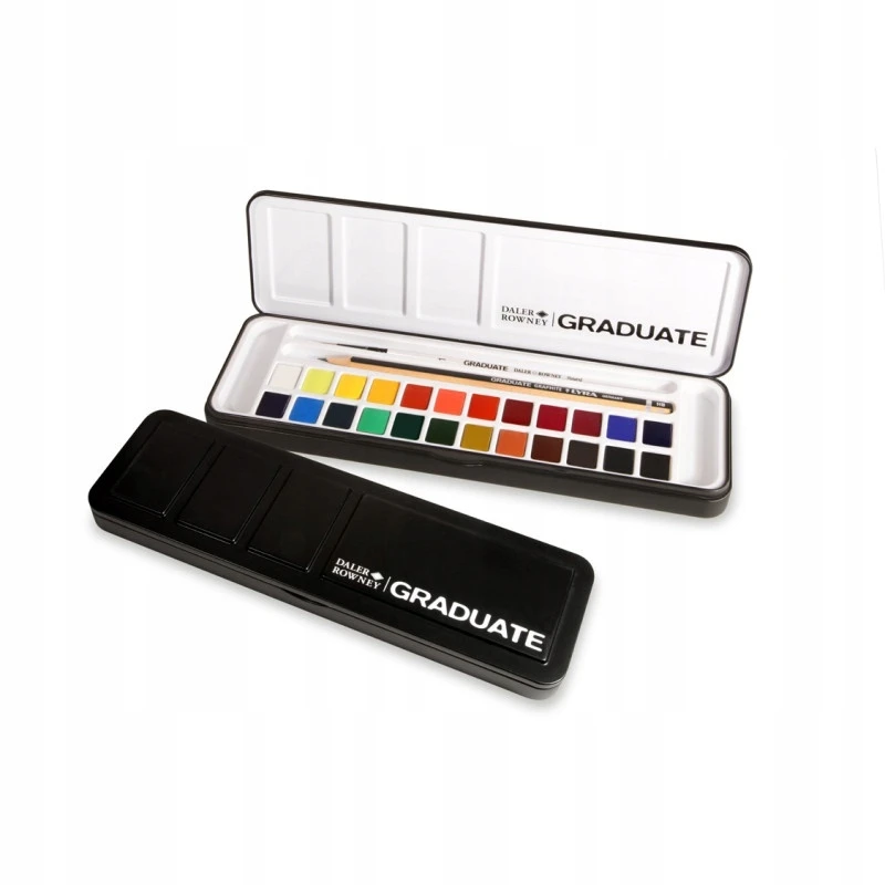 Daler Rowney Graduate Akvareliniai Dažai 24 Spalvos