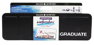Daler Rowney Graduate Akvareliniai Dažai 24 Spalvos