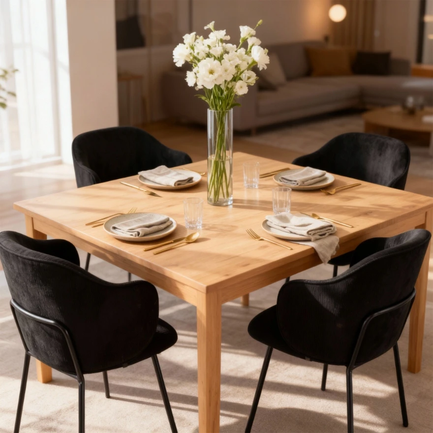 DALIA minkšta velvetinė aksominė kėdė JUMIhome valgomajam LIVING ROOM