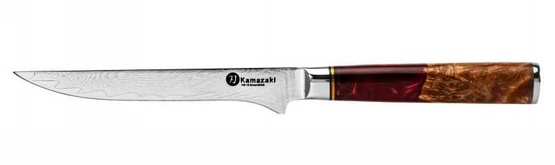 Damasko plieno nukaulinimo peilis Kamazaki, KZI207KN, 15 cm