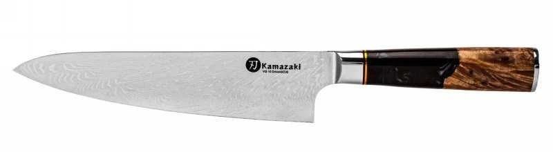 Damasko plieno peilis Kamazaki Chef KZI104KN, 20 cm