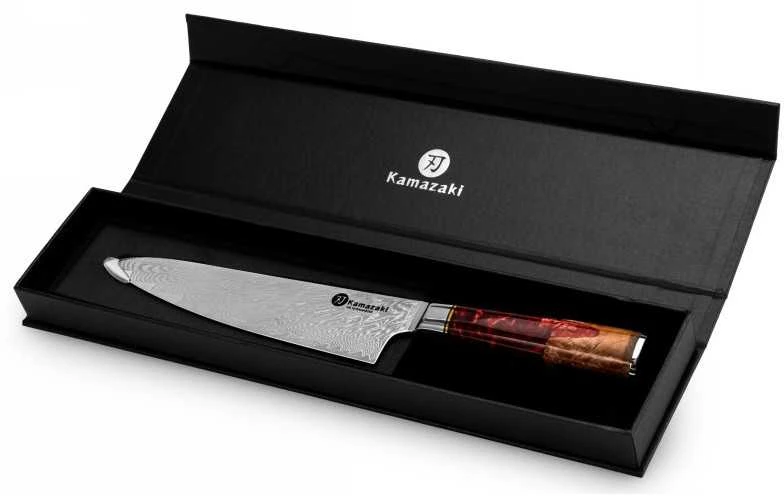 Damasko plieno peilis Kamazaki Chef KZI202KN, 20 cm