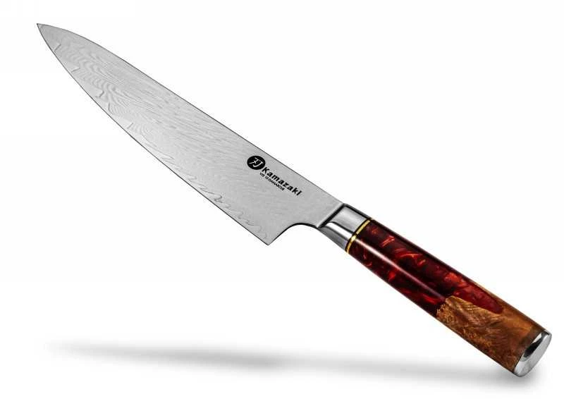 Damasko plieno peilis Kamazaki Chef KZI202KN, 20 cm