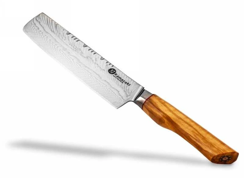 Damasko plieno peilis Kamazaki Nakiri KZI302KN, 18 cm