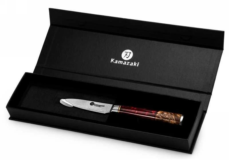 Damasko plieno Kamazaki universalus peilis KZI209KN, 9 cm