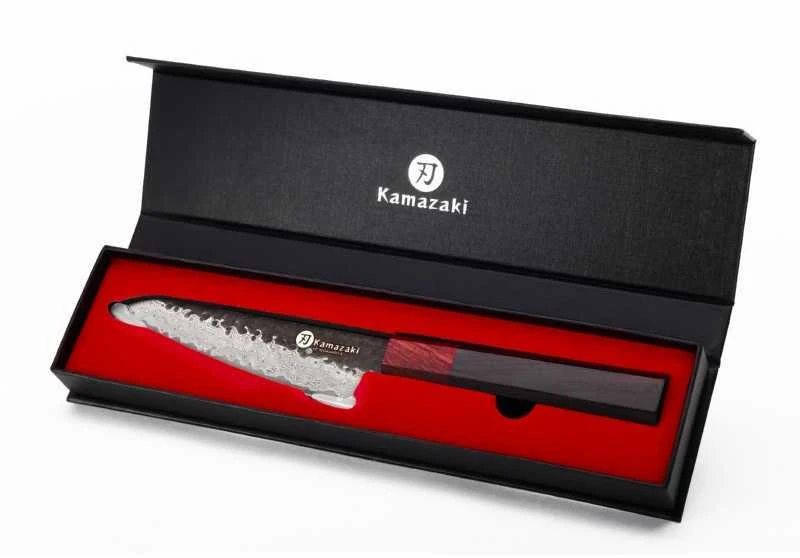 Damasko plieno peilis KAMAZAKI, universalus peilis, 15 cm, KZI282KN