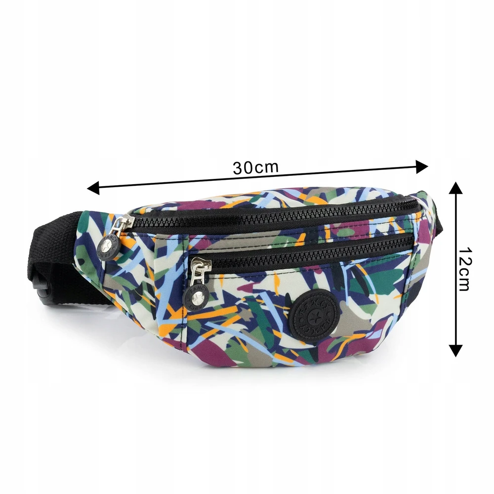 Damska nerka crossbody Alessio, wielokolorowa, poliestrowa, 41855