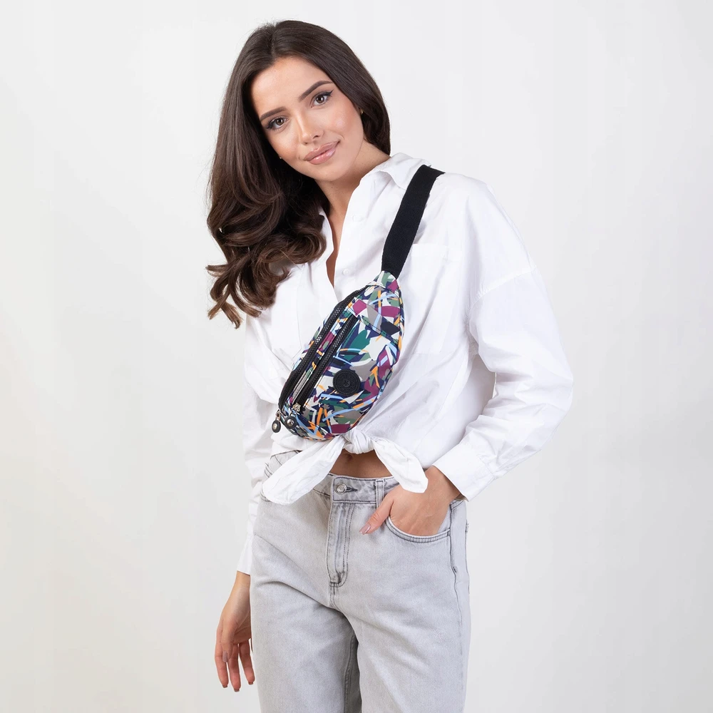 Damska nerka crossbody Alessio, wielokolorowa, poliestrowa, 41855