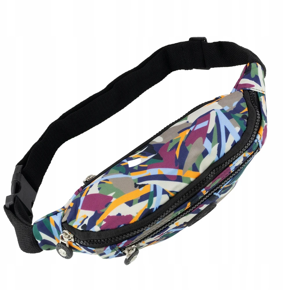 Damska nerka crossbody Alessio, wielokolorowa, poliestrowa, 41855