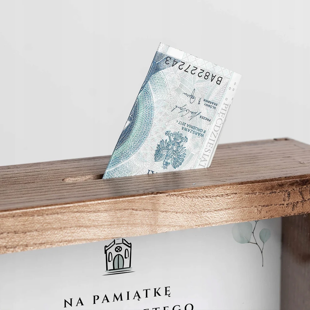 Danhoss Personalizowana Skarbonka Na Chrzest Prezent na Chrzciny Dla Chłopca