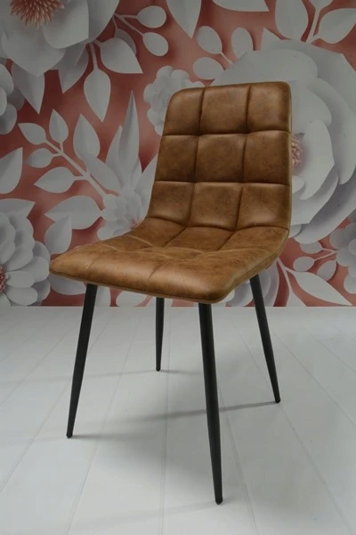 Dankor Design 4 CONIAK MINKŠTOS KĖDĖS MODERNĖS LOFTAS SVETAINĖS KĖDĖS Juodas DEN LEGS