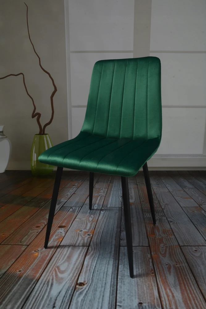 Dankor Design 4 DankorDesign AXA buteliuko žalių kėdžių rinkinys