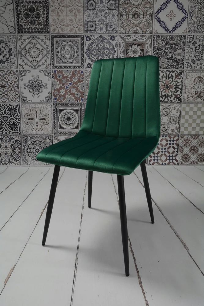 Dankor Design 4 DankorDesign AXA buteliuko žalių kėdžių rinkinys