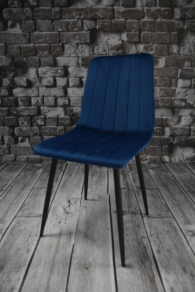 Dankor Design 4 DankorDesign AXA kėdžių rinkinys, tamsiai mėlynas