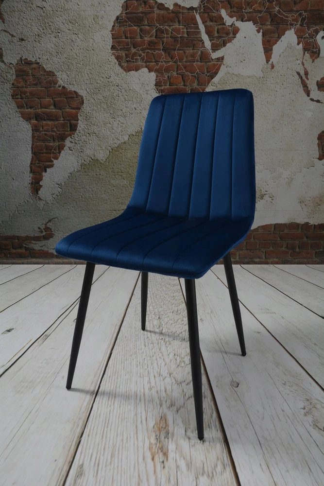 Dankor Design 4 DankorDesign AXA kėdžių rinkinys, tamsiai mėlynas