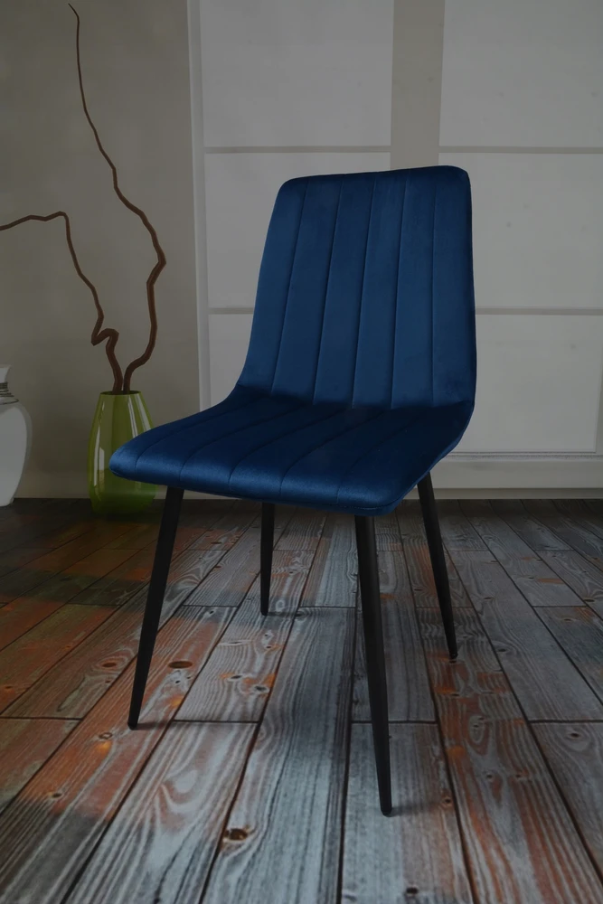 Dankor Design 4 DankorDesign AXA kėdžių rinkinys, tamsiai mėlynas
