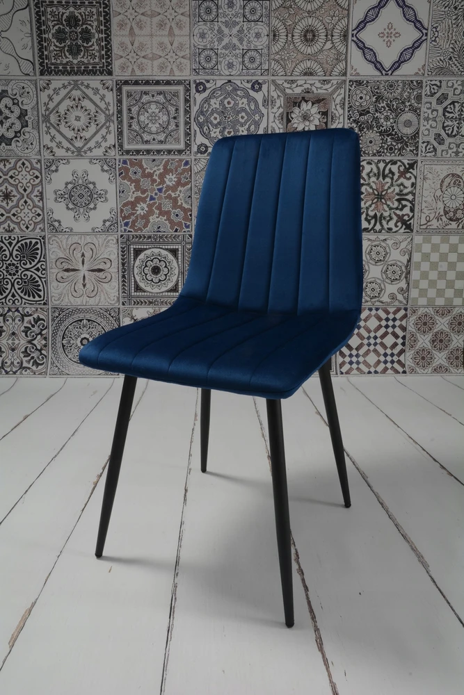 Dankor Design 4 DankorDesign AXA kėdžių rinkinys, tamsiai mėlynas