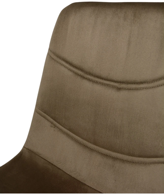 Dankor Design 4 Happy kėdžių rinkinys, smėlio spalvos veliūras, aksominis, spalvingas, šiuolaikiškai apmuštas