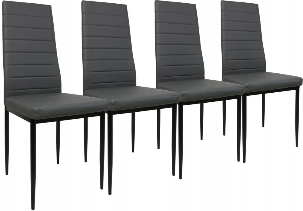 Dankor Design 4 kėdės Gamintojas glamour pilka svetainė susiūta virtuvė HIT valgomojo palėpė