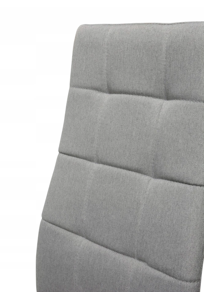 Dankor Design 4 Solden Pilkas minkštos kėdės, ergonomiškos, valgomojo virtuvės biurui