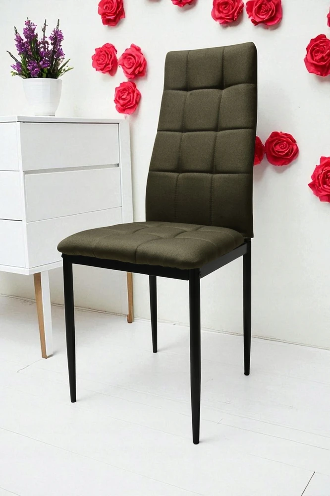 Dankor Design 4 Solden Taupe minkštos kėdės, metalinės kojos Svetainė, valgomasis ir virtuvė