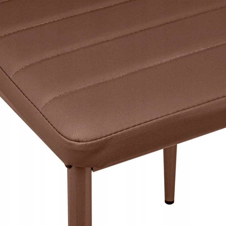 Dankor Design 4 x RUDA EKO ODA MINŠTA KĖDĖ SVETAINES VALGOMAS VITO