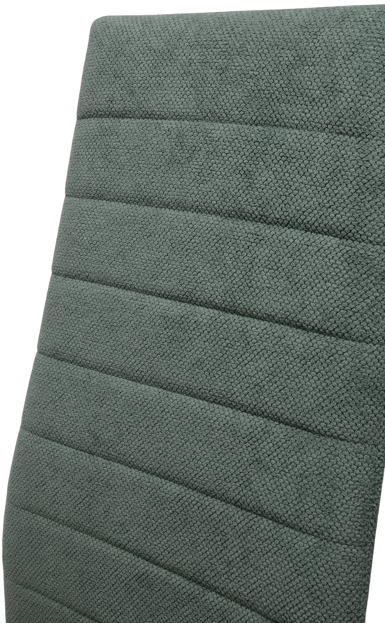 Dankor Design 6 prekės ženklo CHAIRS rinkinys, minkštas žalias Curio dygsniuotas virtuvės HIT