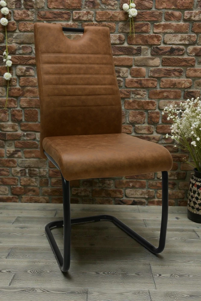 Dankor Design DankorDesign TRIS kėdė, konjakas, SVETAINEI, VALGOMAI, MODERNAUS GLAMOUR