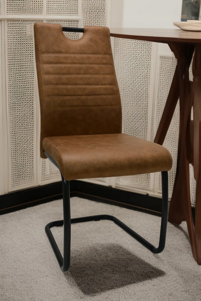 Dankor Design DankorDesign TRIS kėdė, konjakas, SVETAINEI, VALGOMAI, MODERNAUS GLAMOUR