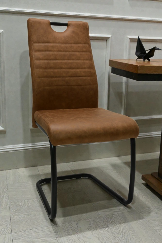 Dankor Design DankorDesign TRIS kėdė, konjakas, SVETAINEI, VALGOMAI, MODERNAUS GLAMOUR