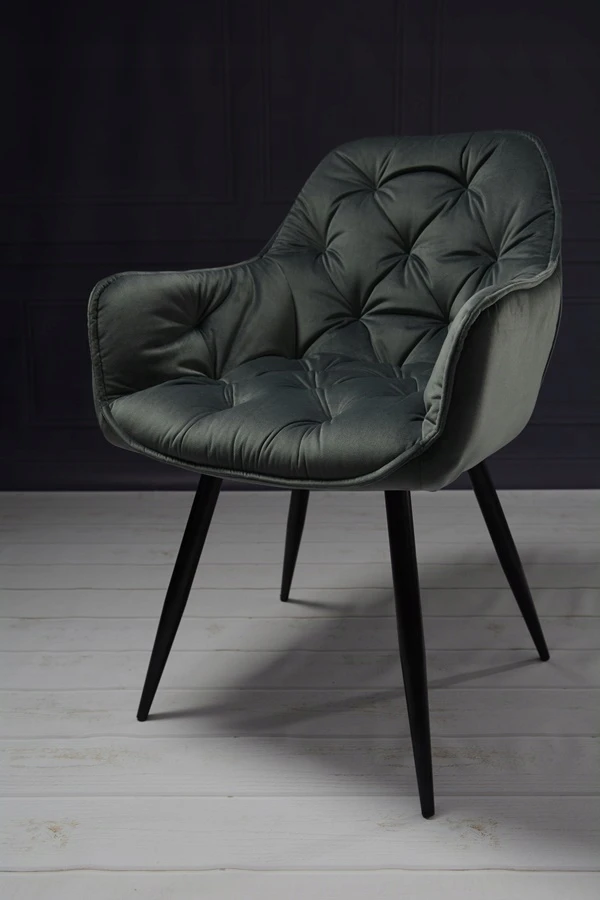 DANKOR DESIGN fotelis ARTEN VELOUR GRAY