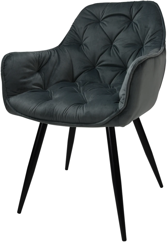 DANKOR DESIGN fotelis ARTEN VELOUR GRAY