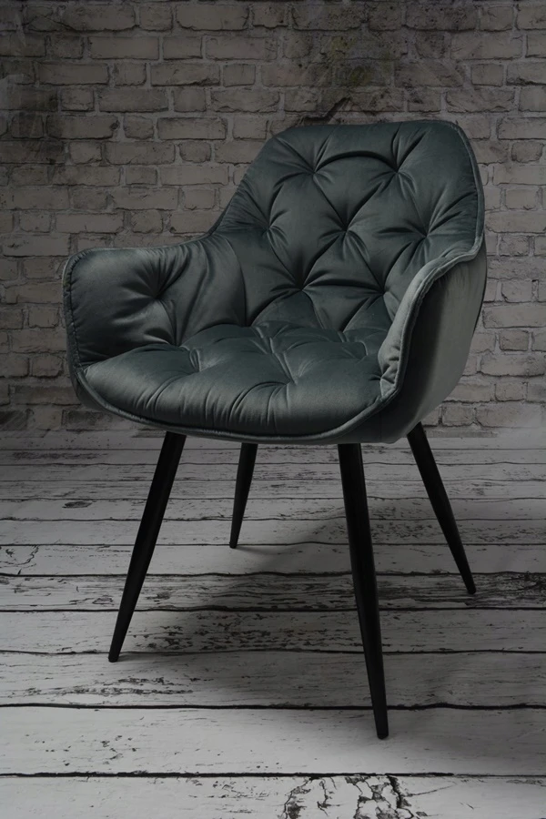DANKOR DESIGN fotelis ARTEN VELOUR GRAY