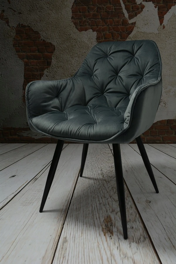 DANKOR DESIGN fotelis ARTEN VELOUR GRAY