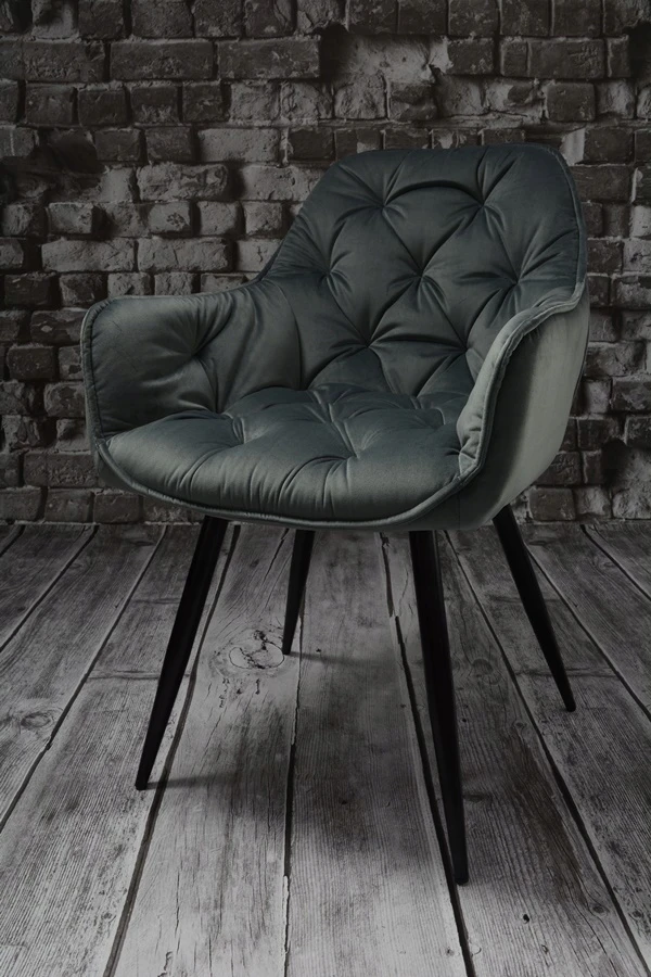 DANKOR DESIGN fotelis ARTEN VELOUR GRAY