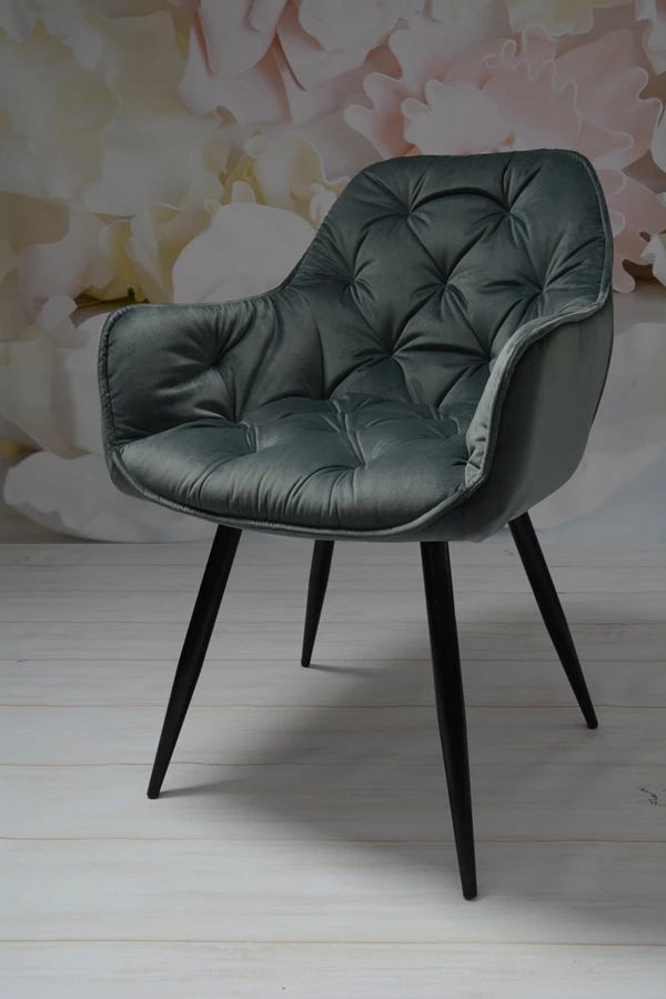 DANKOR DESIGN fotelis ARTEN VELOUR GRAY
