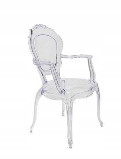 Dankor Design GLAMOUR fotelis, baltas polikarbonatas