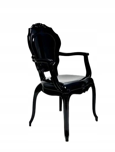 Dankor Design GLAMOUR fotelis, baltas polikarbonatas