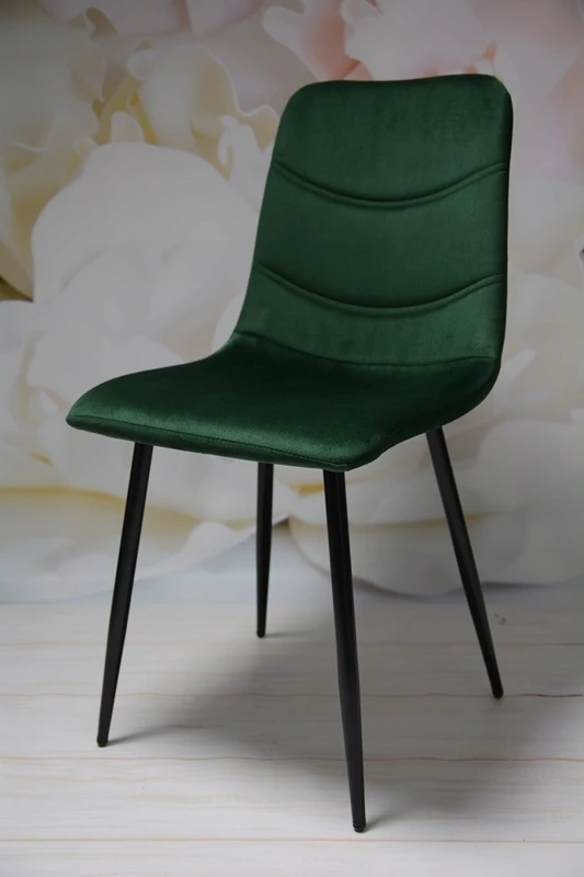 Dankor Design Laiminga kėdė, žalias aksomas, aksomas, žavinga, moderni, minkšta, palėpė