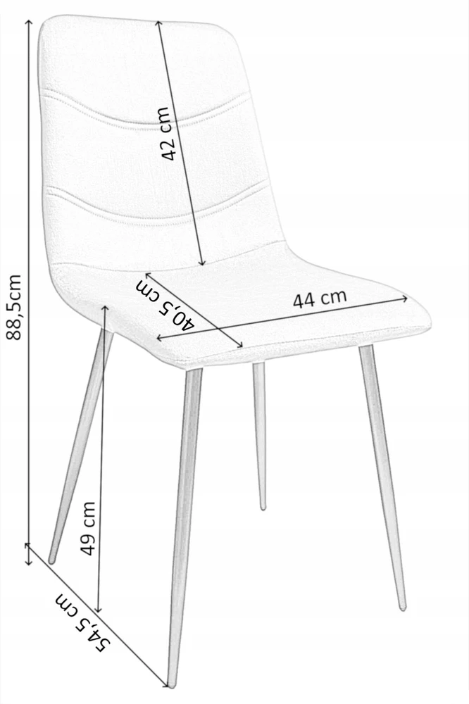 Dankor Design Laiminga kėdė, žalias aksomas, aksomas, žavinga, moderni, minkšta, palėpė