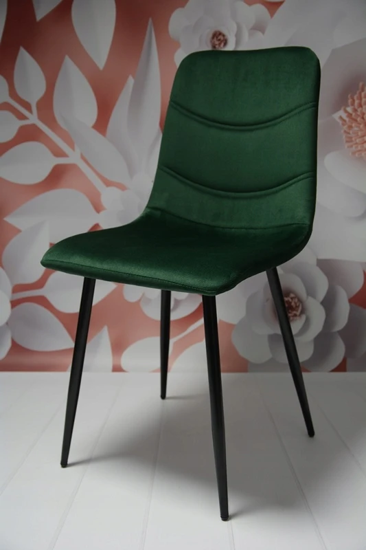 Dankor Design Laiminga kėdė, žalias aksomas, aksomas, žavinga, moderni, minkšta, palėpė