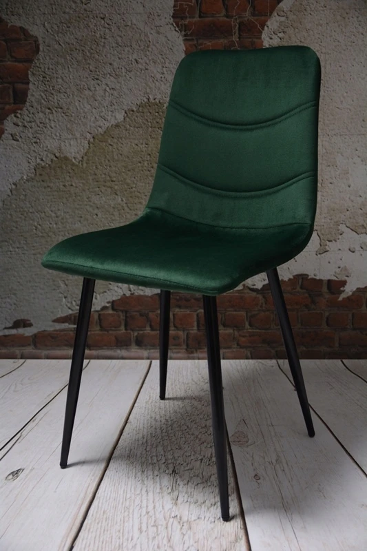 Dankor Design Laiminga kėdė, žalias aksomas, aksomas, žavinga, moderni, minkšta, palėpė