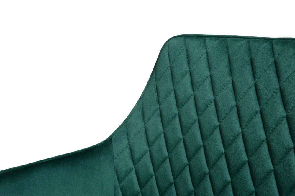 Dankor Design Lisbon fotelis, buteliukas žalias aksomas, juodos kojos