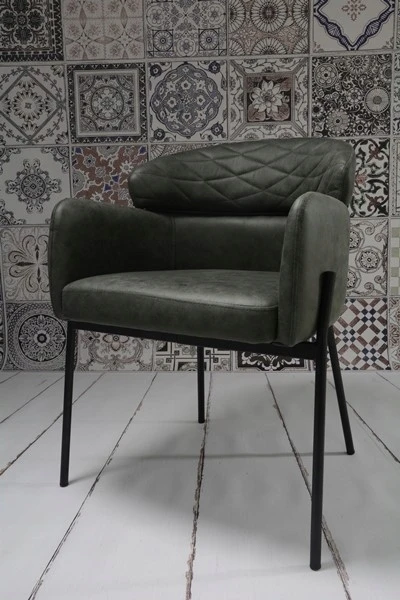 Dankor Design MINŠTA AKSOMINĖ KĖDĖ, FOTOLIS SVETAINEI, VALGOMAI, MODERNUS PALOFTAS, DYGTAS