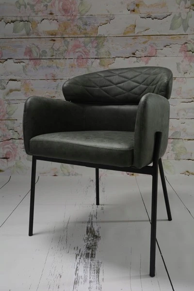 Dankor Design MINŠTA AKSOMINĖ KĖDĖ, FOTOLIS SVETAINEI, VALGOMAI, MODERNUS PALOFTAS, DYGTAS