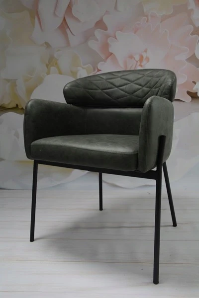 Dankor Design MINŠTA AKSOMINĖ KĖDĖ, FOTOLIS SVETAINEI, VALGOMAI, MODERNUS PALOFTAS, DYGTAS