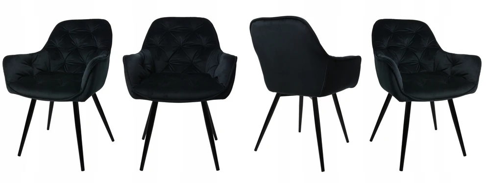 Dankor Design MINŠTAS, DYGTAS FOTOLIS SVETAINEI, VALGOMAI, Juodas VELIURAS ARTEN
