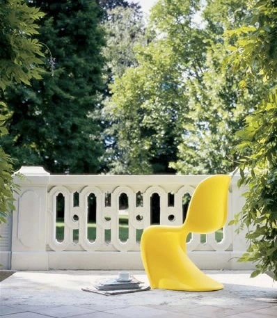 Dankor Design Panton kėdė, juoda GLOSS