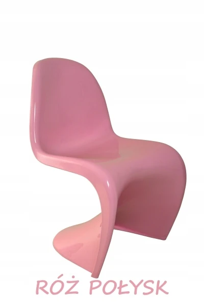 Dankor Design Panton kėdė, juoda GLOSS