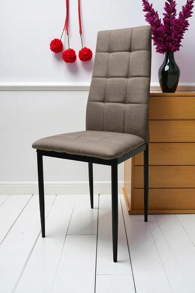 Dankor Design Solden KĖDĖ, apmušta, kava su pienu, dygsniuota, virtuvinė HIT